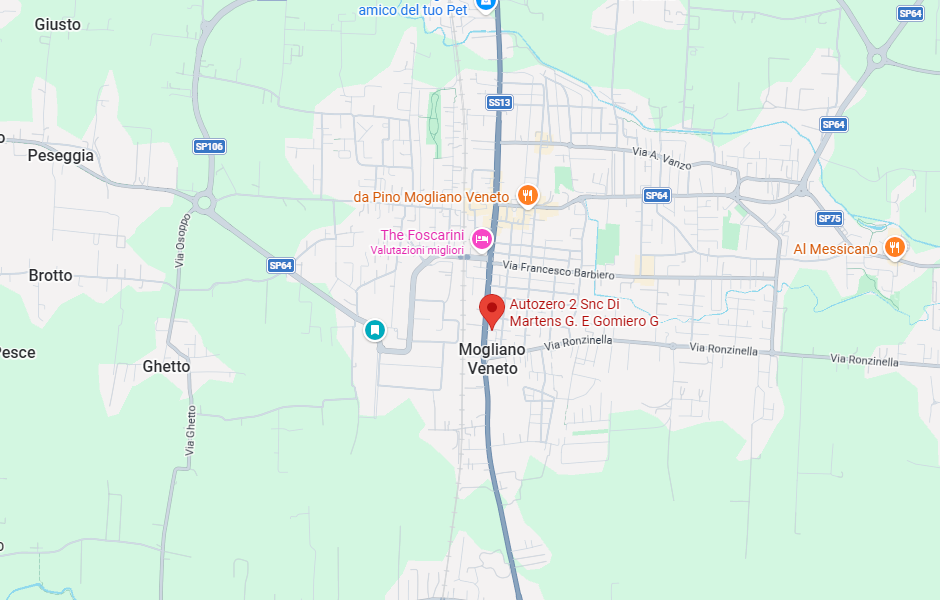 Mappa Via Terraglio, 37 - Mogliano Veneto TV